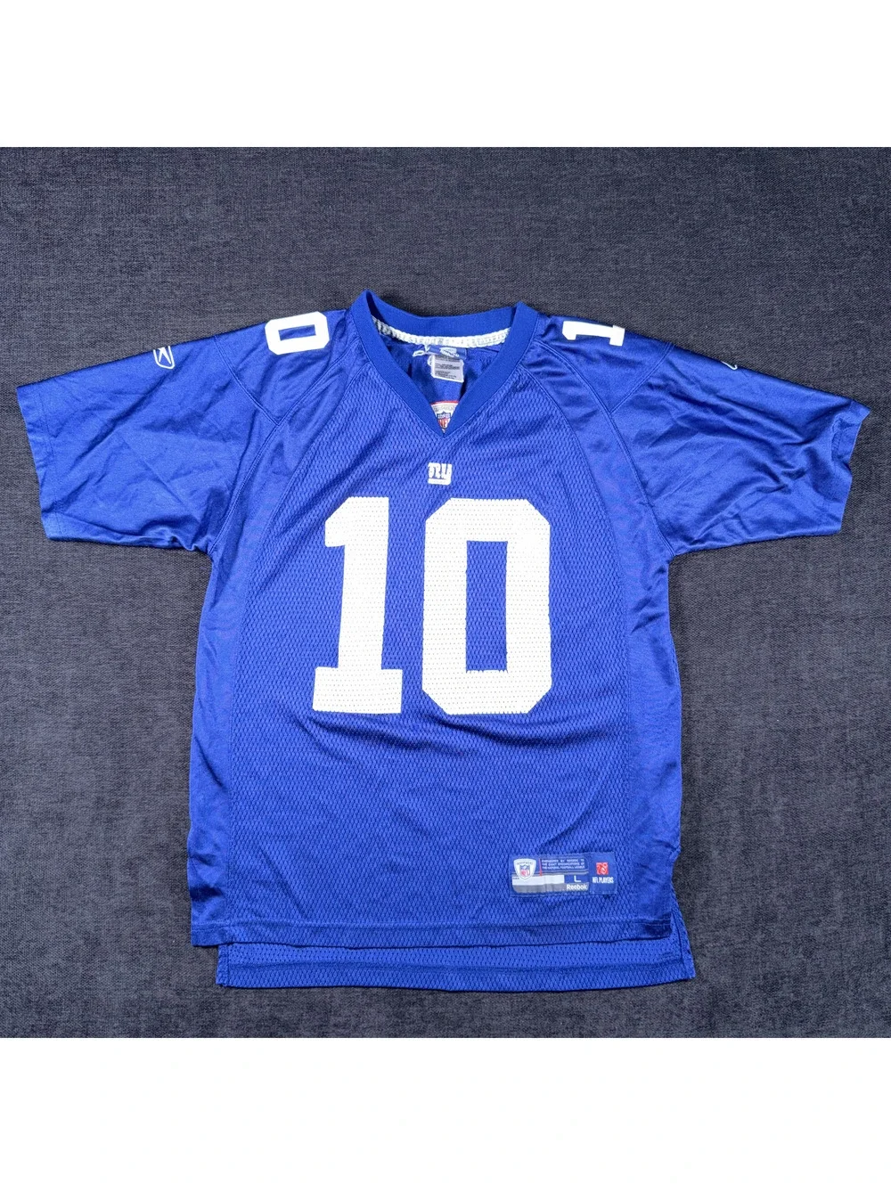 Reebok NFL New York Giants #10 Blue Football Jersey Youth Large